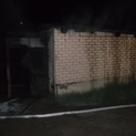 Пожар в гараже аг.Новополесский Солигорского района